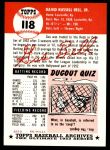 1953 Topps Archives #118 Gus Bell<br />BT53-AW 118<br /><a class='button AddToCart' data-ajax='true' data-ajax-mode='replace' data-ajax-update='#cart-info' href='/AddToCart?itemId=7095620&quantity=1&type=0'>Add To Cart</a>