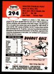 1953 Topps Archives #294 Wally Post<br />BT53-AW 294<br /><a class='button AddToCart' data-ajax='true' data-ajax-mode='replace' data-ajax-update='#cart-info' href='/AddToCart?itemId=7095787&quantity=1&type=0'>Add To Cart</a>