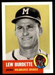 1953 Topps Archives #310 Lew Burdette<br />BT53-AW 310<br /><a class='button AddToCart' data-ajax='true' data-ajax-mode='replace' data-ajax-update='#cart-info' href='/AddToCart?itemId=7095803&quantity=1&type=0'>Add To Cart</a>