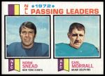 #2 Passing Leaders Norm Snead / Earl Morrall 