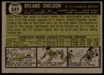 1961 Topps #541 Roland Sheldon<br />ST01 06 8793<br /><a class='button AddToCart' data-ajax='true' data-ajax-mode='replace' data-ajax-update='#cart-info' href='/AddToCart?itemId=7098873&quantity=1&type=0'>Add To Cart</a>
