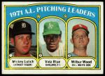 #94 AL Pitching Leaders Vida Blue / Mickey Lolich / Wilbur Wood 