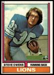 #52 Steve Owens 1973 Stats One Asterisk 