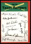Texas Rangers Red Team Checklist  