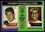#191 1953 MVPs Roy Campanella / Al Rosen 