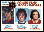 #67 League Leaders Mike Bossy / Phil Esposito / Steve Shutt 