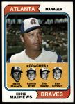 #634 Braves Leaders Eddie Mathews / Jim Busby / Connie Ryan / Ken Silvestri / Herm Starrette 