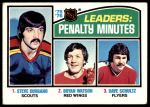 #4 Penalty Minute Leaders Steve Durbano / Bryan Watson / Dave Schultz 