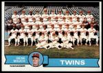 #41 Twins Team Checklist Gene Mauch 