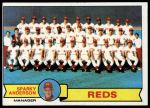 #259 Reds Team Checklist Sparky Anderson 