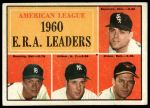 #46 AL ERA Leaders Jim Bunning / Frank Baumann / Hal Brown / Art Ditmar 