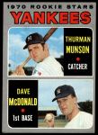 #189 Yankees Rookies Thurman Munson / Dave McDonald 
