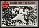 #199 1969 AL Playoff - Game 1 - Orioles Win Squeeker Mike Cuellar 