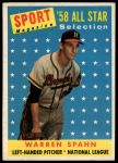 #494 All-Star Warren Spahn 