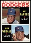 #456 Dodgers Rookies Wes Parker / John Werhas 