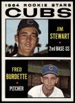 #408 Cubs Rookies Jimmy Stewart / Fred Burdette 
