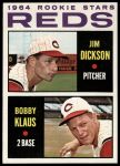 #524 Reds Rookies Jim Dickson / Bobby Klaus 