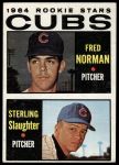 #469 Cubs Rookies Fred Norman / Sterling Slaughter 
