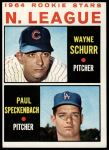 #548 NL Rookies Wayne Schurr / Paul Speckenbach 