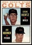 #544 Colt 45s Rookies Joe Hoerner / Steve Hertz 