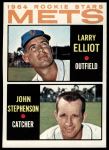 #536 Mets Rookies Larry Elliot / John Stephenson 