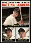 #8 AL Batting Leaders Carl Yastrzemski / Al Kaline / Rich Rollins 