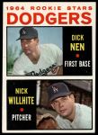 #14 Dodgers Rookies Dick Nen / Nick Willhite 