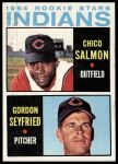 #499 Indians Rookies Chico Salmon / Gordon Seyfried 