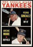#581 Yankees Rookies Pedro Gonzalez / Archie Moore 