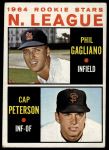 #568 NL Rookies Phil Gagliano / Cap Peterson 