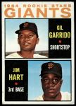 #452 Giants Rookies Jim Ray Hart / Gil Garrido 
