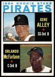 #509 Pirates Rookies Gene Alley / Orlando McFarlane 
