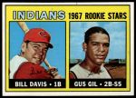 #253 Indians Rookies Bill Davis / Gus Gil 
