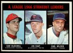 #237 AL Strikeout Leaders Jim Kaat / Sam McDowell / Earl Wilson 