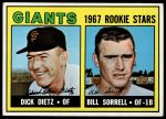 #341 Giants Rookies Dick Dietz / Bill Sorrell 