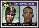 #201 Twins Rookies Cesar Tovar / Sandy Valdespino 