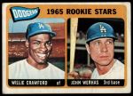 #453 Dodgers Rookies Willie Crawford / John Werhas 