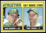 #542 Athletics Rookies Rick Monday / Tony Pierce 