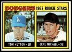 #428 Dodgers Rookies Gene Michael / Tom Hutton 