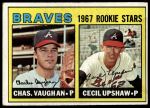 #179 Braves Rookies Cecil Upshaw / Charles Vaughan 