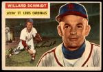 #323 Willard Schmidt with Stats 