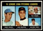 #236 NL Pitching Leaders Bob Gibson / Sandy Koufax / Juan Marichal / Gaylord Perry 