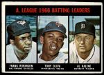 #239 AL Batting Leaders Al Kaline / Tony Oliva / Frank Robinson 