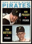 #74 Pirates Rookies Bob Priddy / Tom Butters 