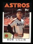 #561 Astros Team Checklist Bob Lillis 