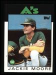 #591 A's Team Checklist Jackie Moore 