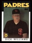 #681 Padres Team Checklist Dick Williams 