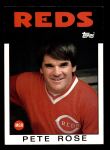 #741 Cincinnati Reds Team Checklist Pete Rose 
