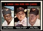 #243 AL HR Leaders Harmon Killebrew / Boog Powell / Frank Robinson 