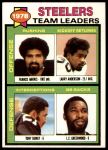 #19 Steelers Team Leaders & Checklist Franco Harris / Larry Anderson / Tony Dungy / L.C. Greenwood 